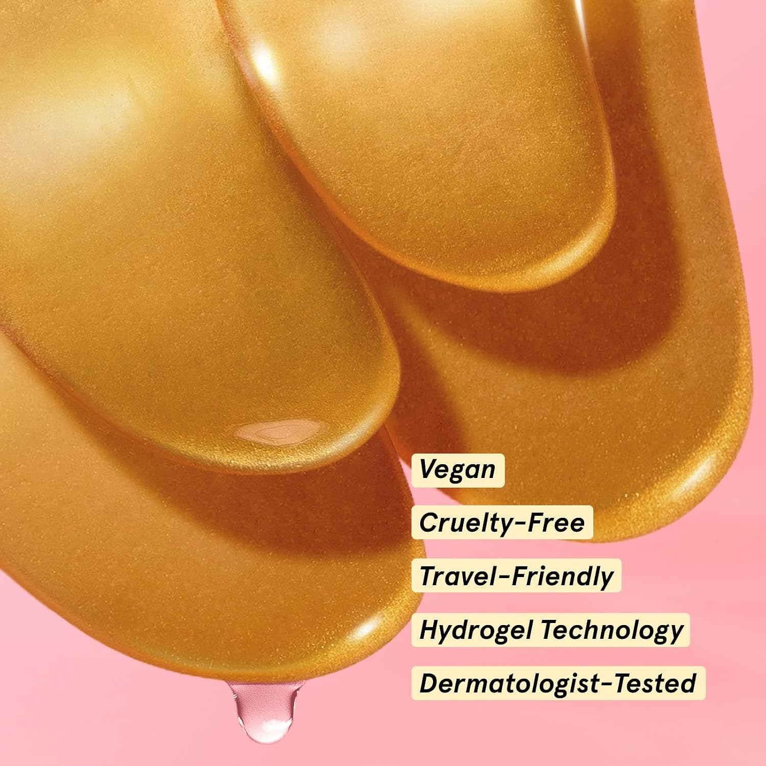 grace & stella Award Winning Under Eye Mask - Teen Gifts, Gel Eye Patches for Dark Circles, Puffy Eyes, Wrinkles, Undereye Bags, Travel Gifts for Women - Vegan, Self Care (6 Pairs, Gold) | Eye Masks for Dark Circles, Puffy Eyes, Wrinkles, Undereye Bags, Travel Gifts for Women - Vegan, Self Care (6 Pairs, Gold) - Image 7